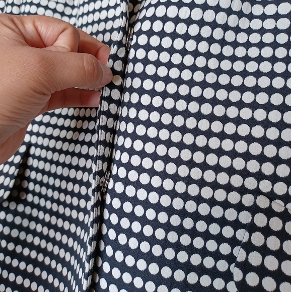 Akris Punto Polka Dot Cotton Blend Blazer - Picture 10 of 13